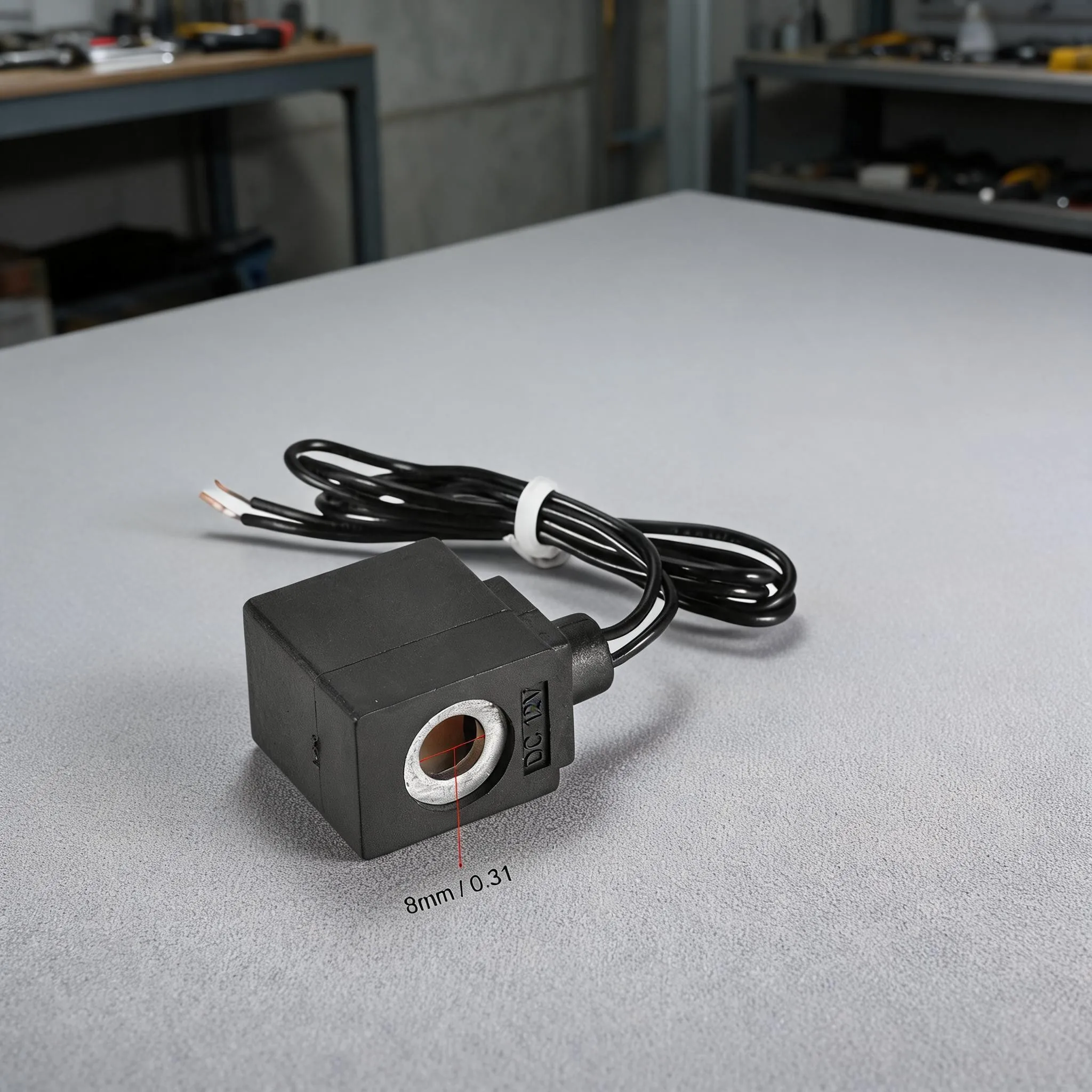 

1pc DC24V AC110V AC220V Electric Solenoid Valve Coil Suitable For Solenoid Valve With 30cm Wire Electromagnetic Valve Connector