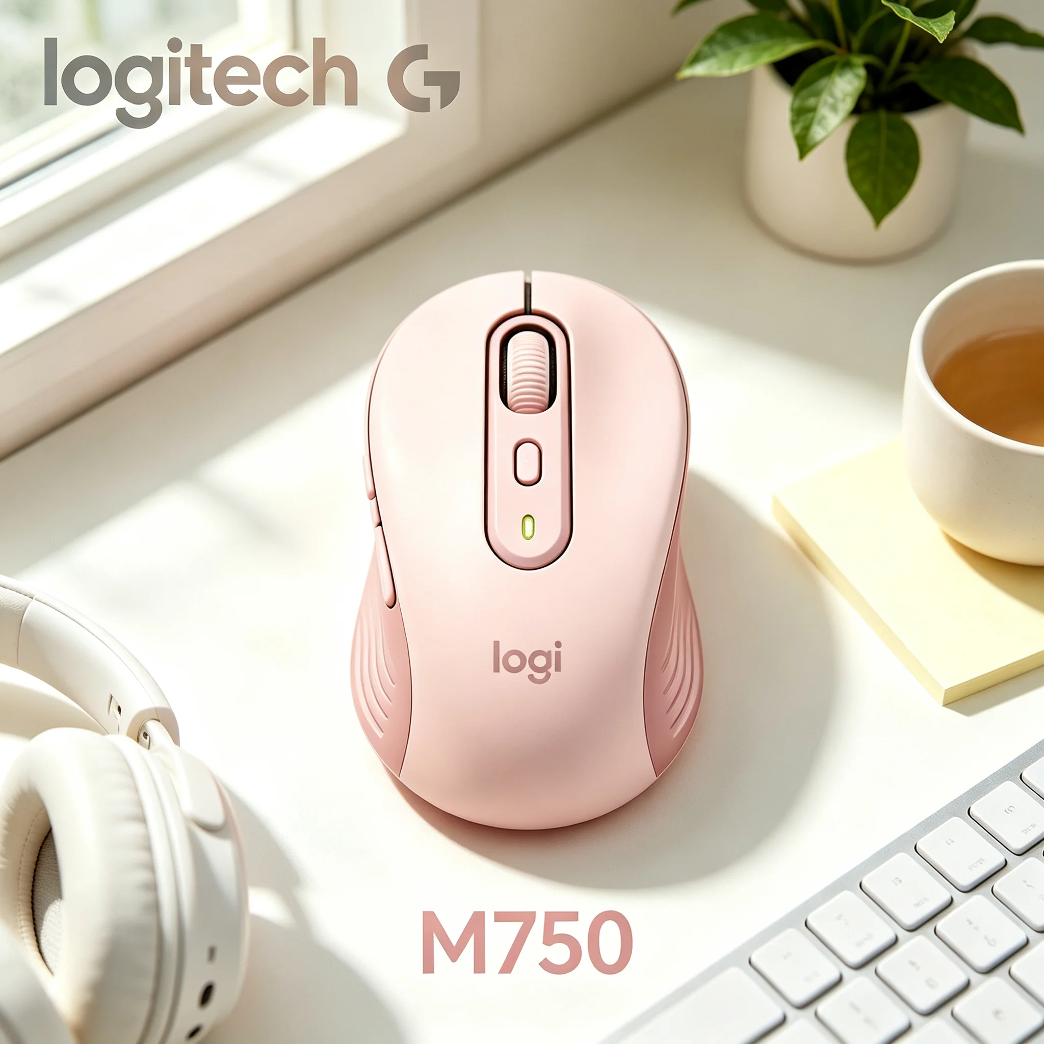 Logitech Signature M750 Dual‑Mode Bluetooth Mouse Stable Multi‑device Switch Mice For Casual Gaming Office Work
