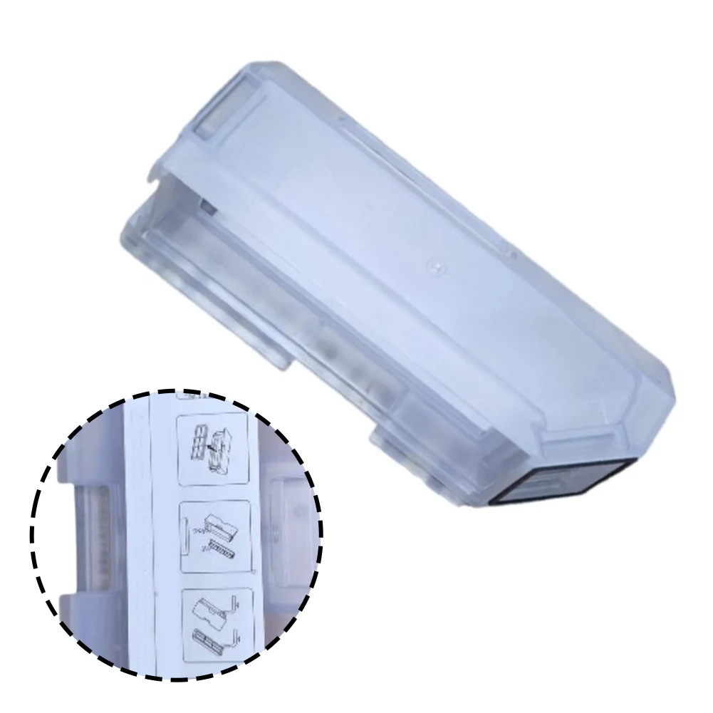 1pc Dustbin With HEPA Filter For Mijia Pro Robot Vacuum Cleaner Replacement Part ABS Plastic Dust Box Collection Container