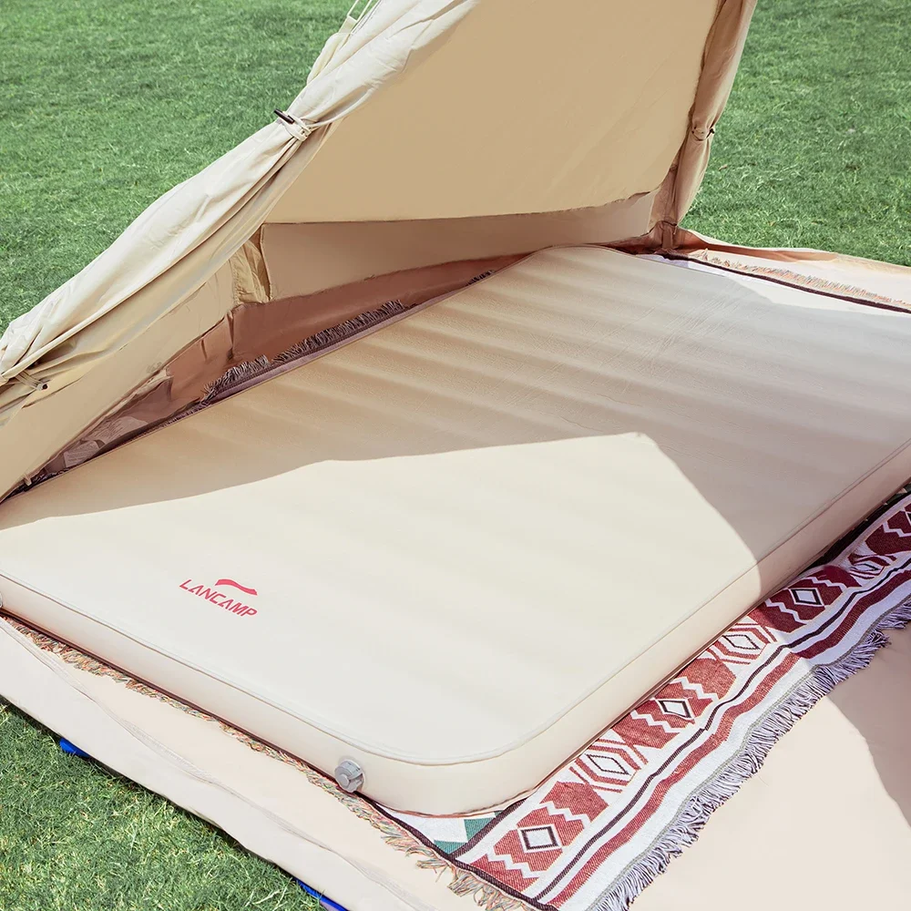 Newly Upgraded Self-inflatable Camping Sleeping Mattress Comfortable Sponge Mattress 2 People Thickened Inflatable Mat