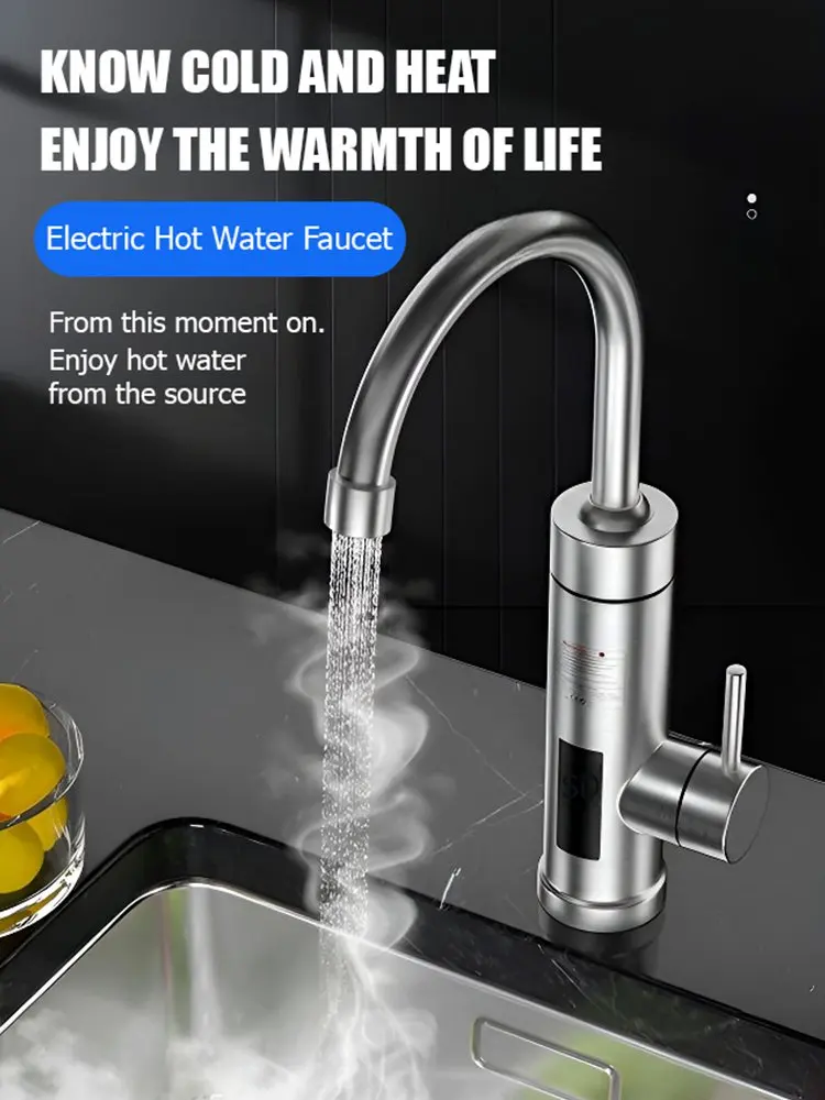 Instant Tankless Water Heater Electric Hot Water Faucet Kitchen Bathroom Tap Water tant Electric Tap Fast Heating Water Heater