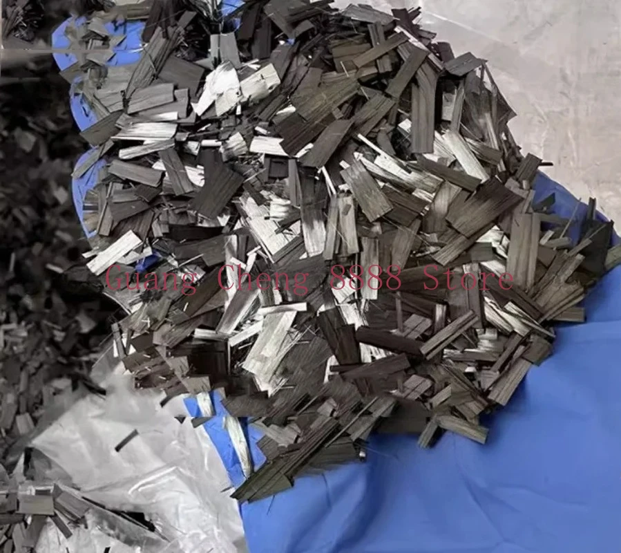

1kg 5/10/15/20mm Flake Carbon Fiber Forging Chopped Carbon Fiber Bundle Marble Texture Automotive Interior Parts Surface