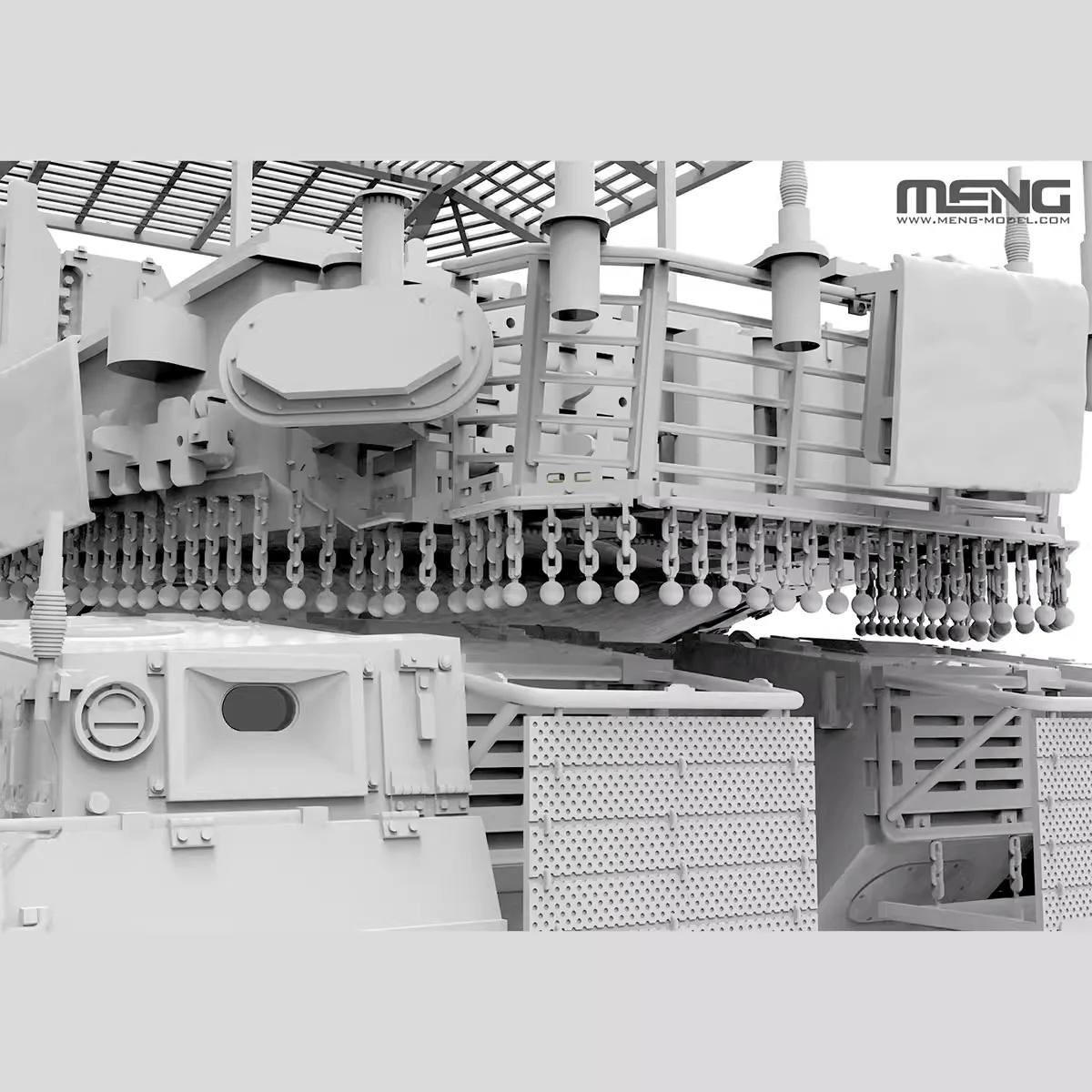 MENG العسكرية تجميعها دبابة مقياس أطقم منمذجة TS-056 الإسرائيلي Merkava Mk.4M دبابة مع أعلى مصبغة درع 1/35 لعبة لتقوم بها بنفسك جمع