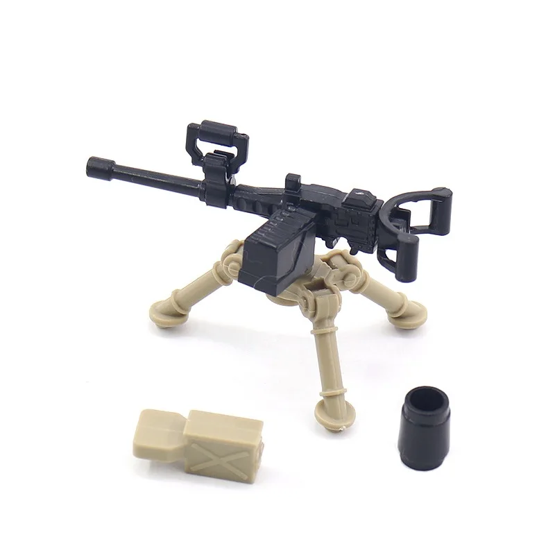 Military Weapon DP-28 MG34 USA M2 Heavy Machine Gun Special Force Weapon MOC Brick Army Figure Accessories Building Blocks Toys