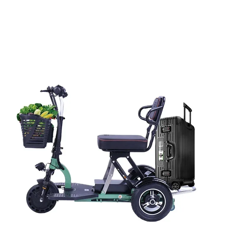 

Unisex Folding Three-Wheeled Electric Vehicle Smart Electronic Leisure Scooter for Elderly 48v Voltage