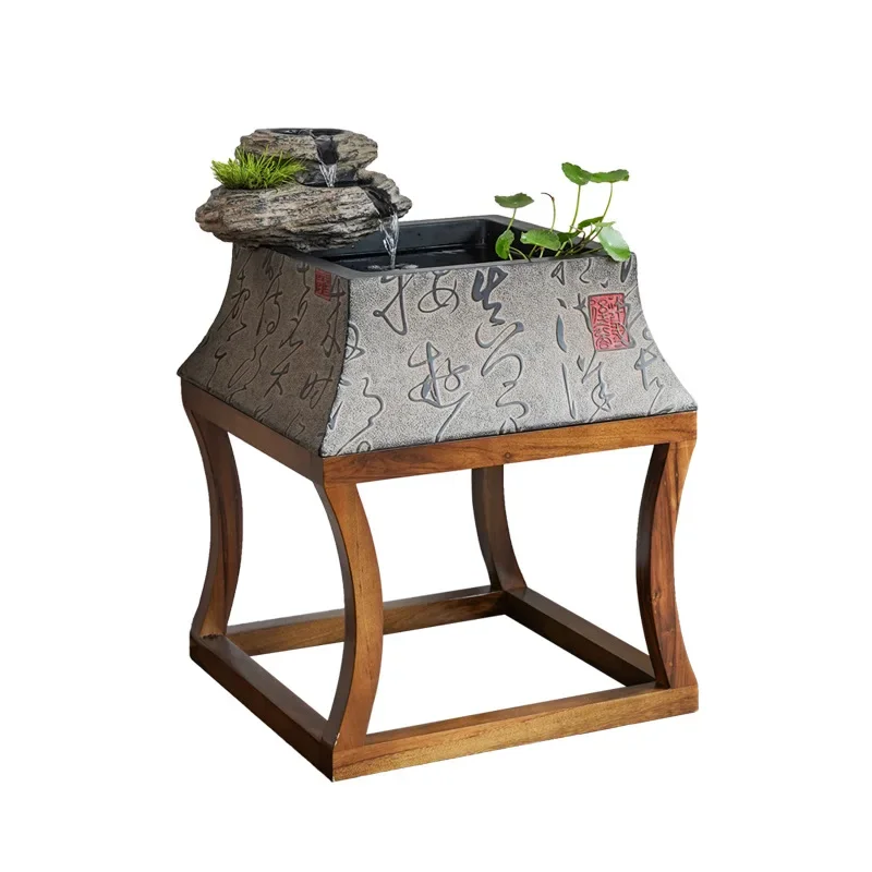

Circulating Water Floor Ornaments Hallway Study Office Balcony Decoration Landscape