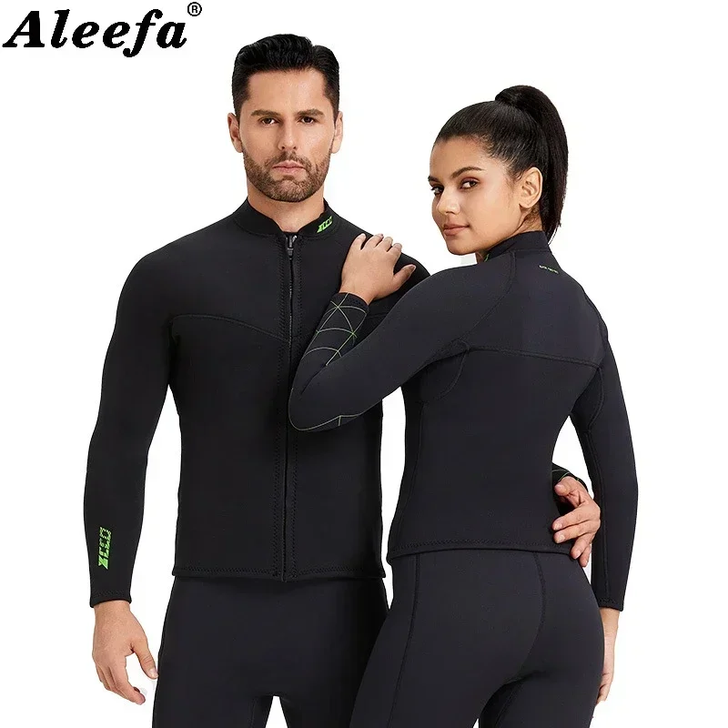 Diving Wetsuits Jacket Pant for Men Women - 3mm Neoprene Split Wetsuit  Snorkeling, Surfing, and Winter Swimming Suit