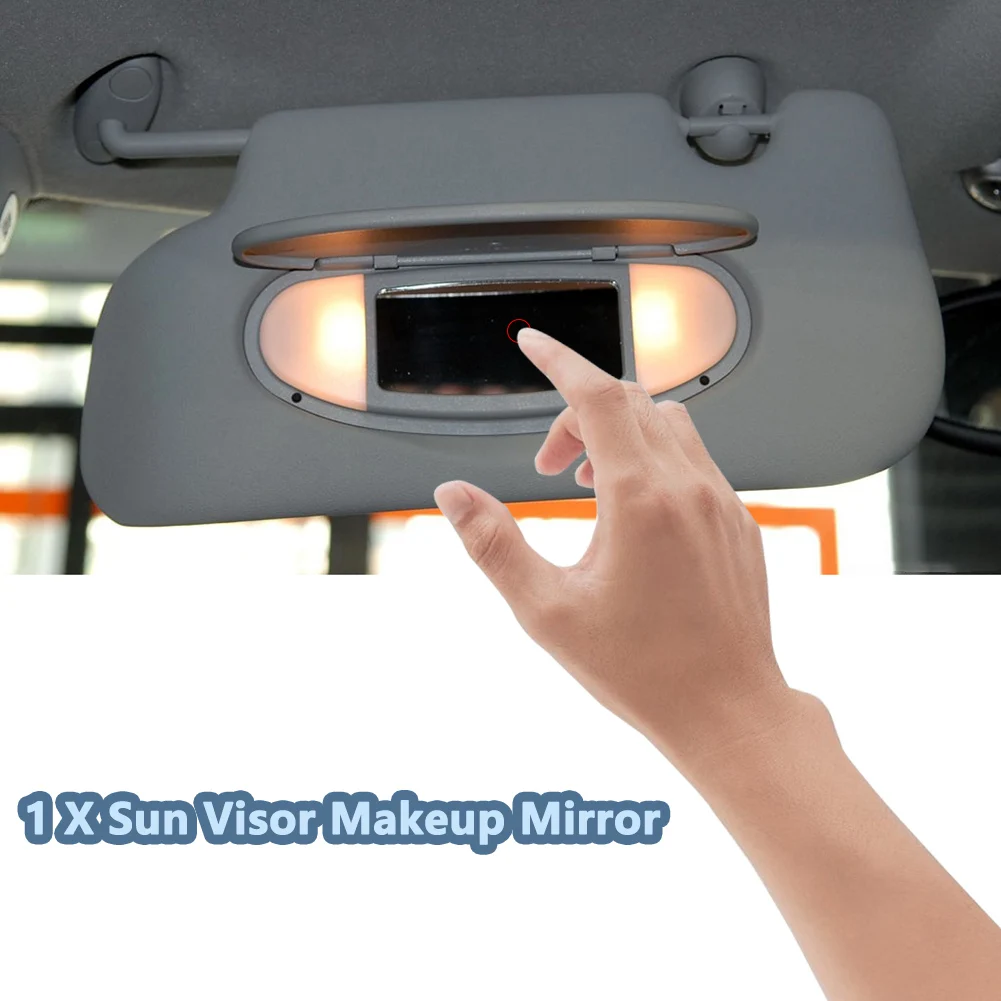 Makeup Mirror Cover Auto Accessories Car Front Sun Shade Visor Makeup Mirror for BMW Mini R55 R56 R60 2007-2014