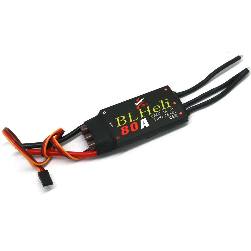 BLHeli Brushless ESC 12A 20A 30A 40A 50A 60A 80A with UBEC for Quadcopter Aircraft Model Fixed Wing Multi-axis DIY FPV RC Drone