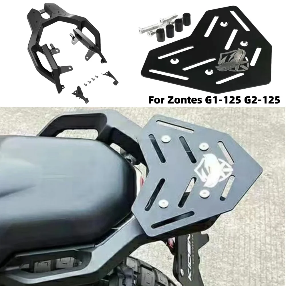 For Zontes G1-125 G2-125 Rear Seat Rack Bracket Luggage Carrier Zontes G1 125 G2 125 Cargo Shelf Support 125 G1 125 G2