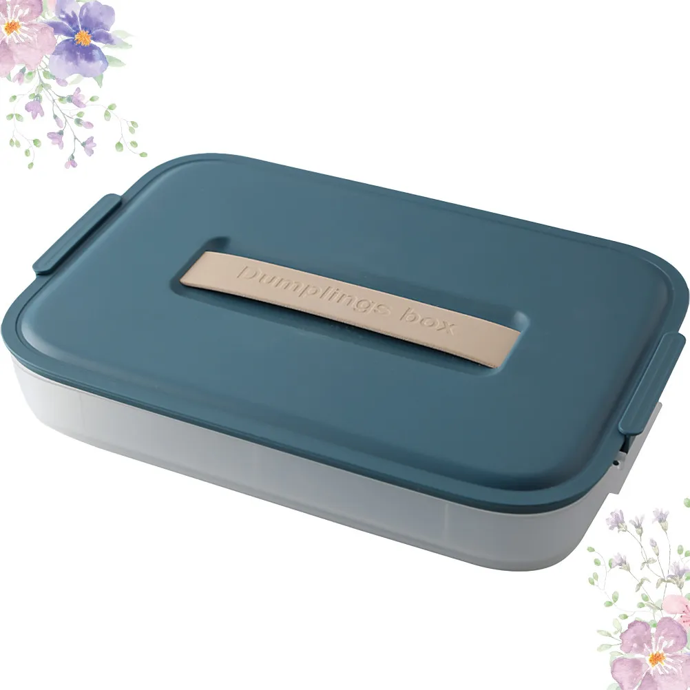 Dumpling Storage Box Crisper Non-Stick Food Tray for Refrigerator Kitchen Use Dumpling Containers Food Storage Organizer