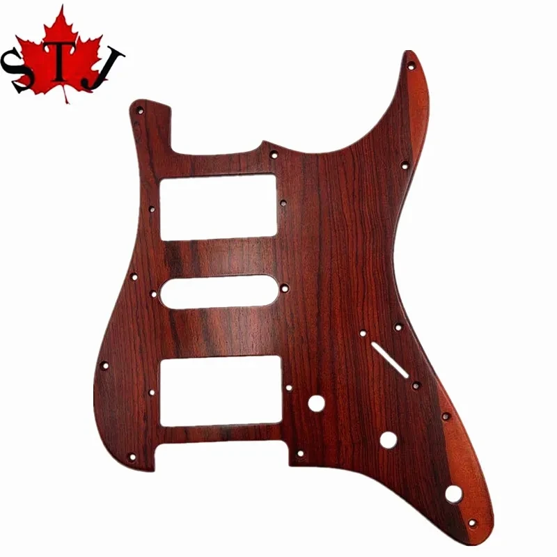 Chinese red wood GUITAR HSH Pickguard and back caver Backplate