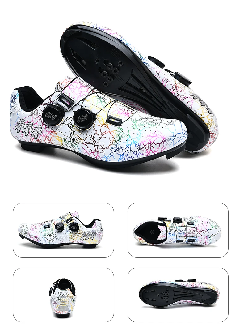 Professionelle Radfahren Schuhe Rennrad Männer Racing Wettbewerb Self-Locking Geschwindigkeit Fahrrad Turnschuhe Frauen SPD Stollen Radfahren Schuhe – Detail 20