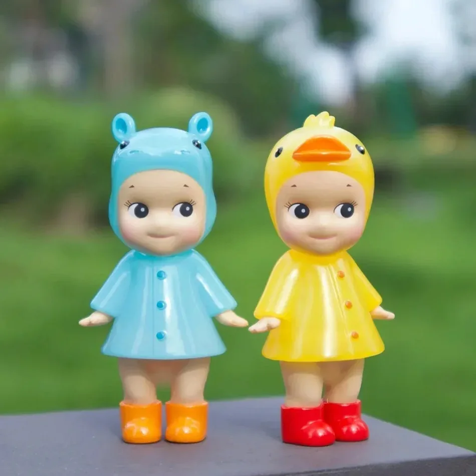 Gloednieuw I Love Rainy Day Series Blind Box Collectible Mini Figure Cute Desktop Decor Kid Verjaardagscadeau Pre-Order