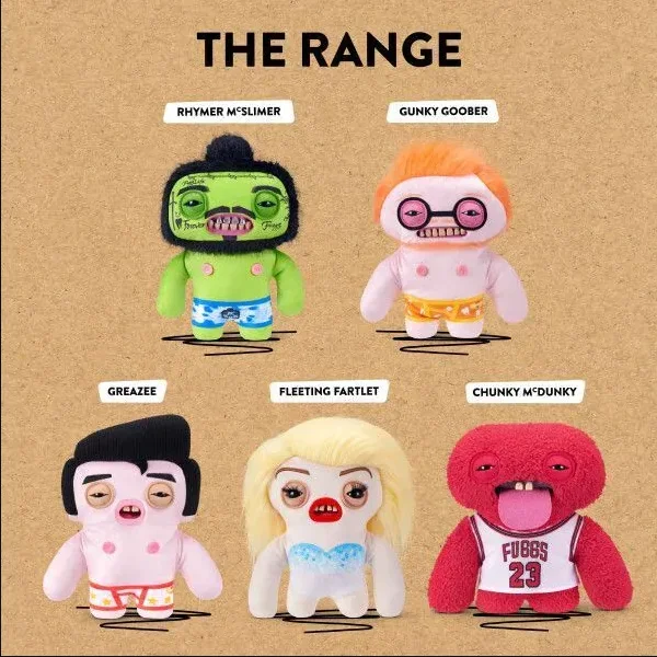 Original Fuggler Hollywood Star Series Soft Plush Doll Teeth Monster Ugly Cute Funny Peluche Plushie Toy Chlidren Birthday Gift