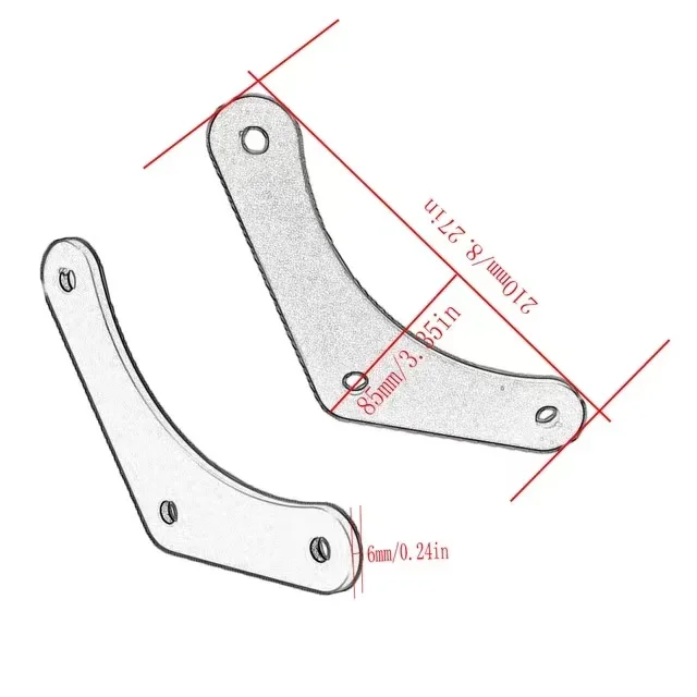 Suitable for Kawasaki VERSYS 1000/SE 2019-2022 motorcycle reducer kits and rear suspension bracket accessories