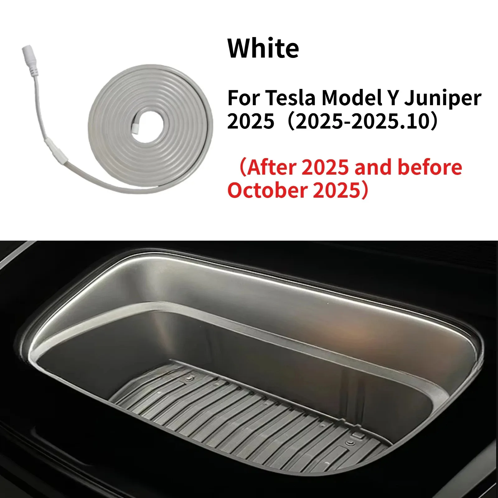 Frunk-Lichtleiste für Tesla Model Y/YL Juniper Vorderkofferraum LED-Innenbeleuchtung Dekorative Campingbeleuchtung Zubehör – Detail 7