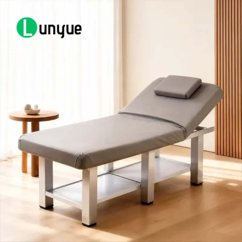Premium Manual Beauty Bed Adjustable Backrest High Density Foam For Spa Clinic Massage Table Comfortable Durable