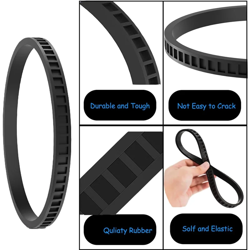 

ABKO-6Pack Rubber Drive Belt For Band Saw Wheels For Portaband AO2807 6225 6238N Portaband Band Saw Rubber Belt