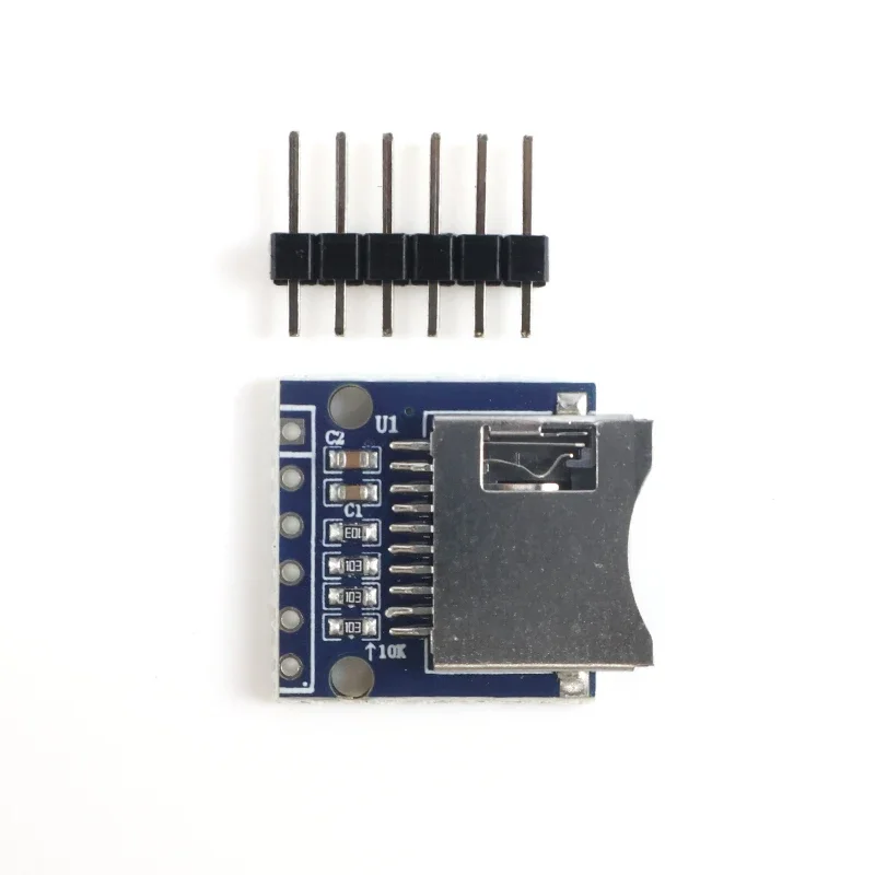 Micro SD Card Module SPI 3.3V TF for Arduino ESP32 STM32 Raspberry Pi Data Logger DIY with Header Breadboard Electronic Kit