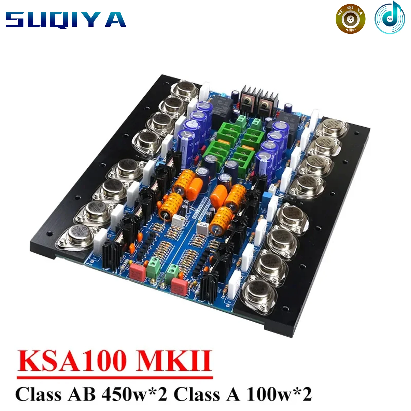 450w*2 KRELL KSA100 MKII Class A Class AB 2-channel Power Amplifier Board High Power Voice Warm HIFI Audio Amplifier Board