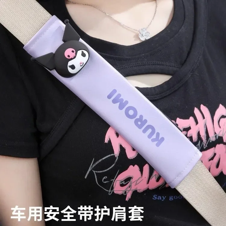 

1Pc Cartoon Seat Belt Covers Car Accessories Soft PU Car Shoulder Pad Auto Interior SeatBelt Protector For Adults Youth Kids