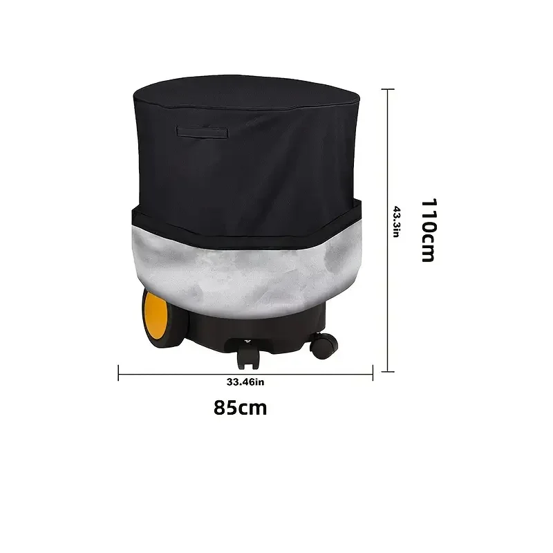 غطاء آلة خارجي من قماش أكسفورد شديد التحمل - غطاء حماية متين مقاوم للغبار لجزازات العشب والمولدات والأثاث #3