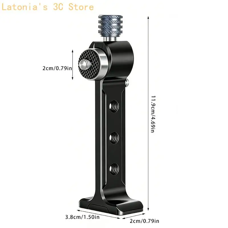 Aluminium-Fernglas-Stativadapter mit integrierter 38-mm-Arca-Platte für den sofortigen Einsatz, schnelle Einrichtung – Detail 6