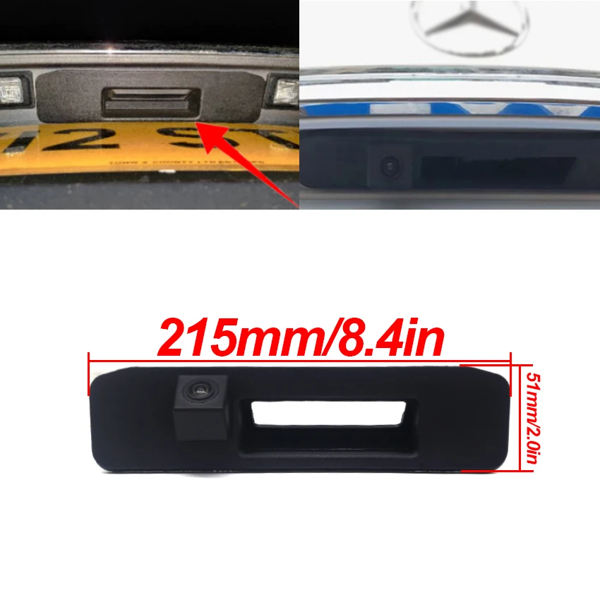 Trunk Handle camera For Mercedes Benz GLC-Class GLC X253 GLC 200 GLC 260 GLC 300 GLC 350 2014~2016 Rear View Reverse camera