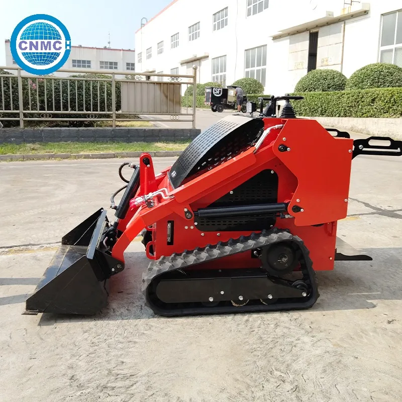 

CNM-480 Mini Skid Steer Loader Compact Stand-on Track Skid Steer Loader CE Certified Customized Skid Steer for Farm