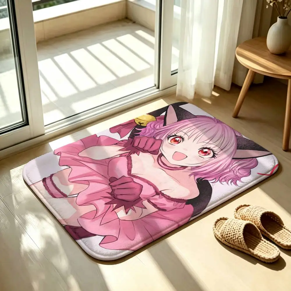 Tokyo Mew Mew M-Momomiya I-Ichigo Bedroom Decor Carpet  for Living Room Thick Plush Study Floor Mat Home Fluffy Soft Rug
