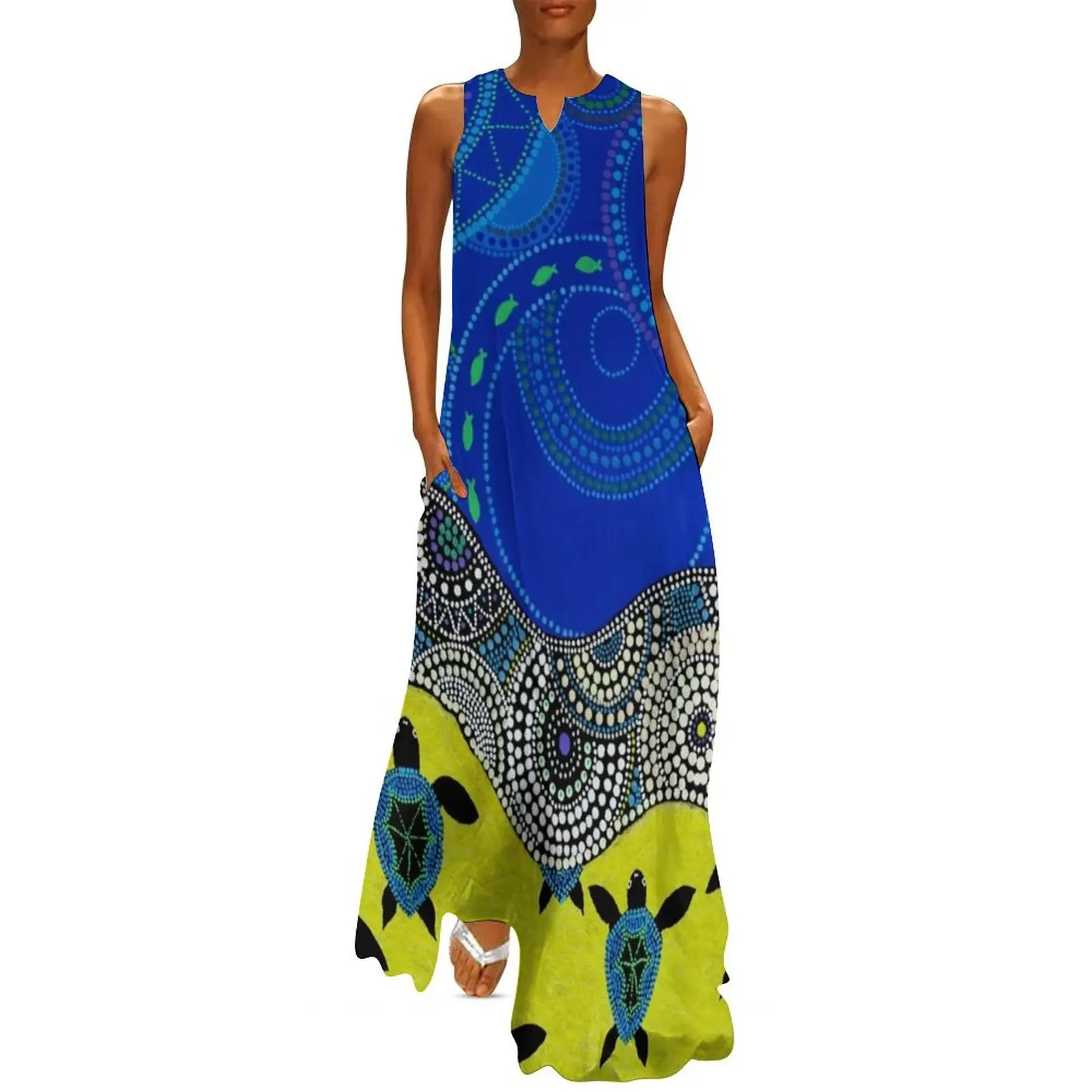

Turtle Beach Long Dress evening dresses women Women's summer dress ceremony dresses dresses korean style