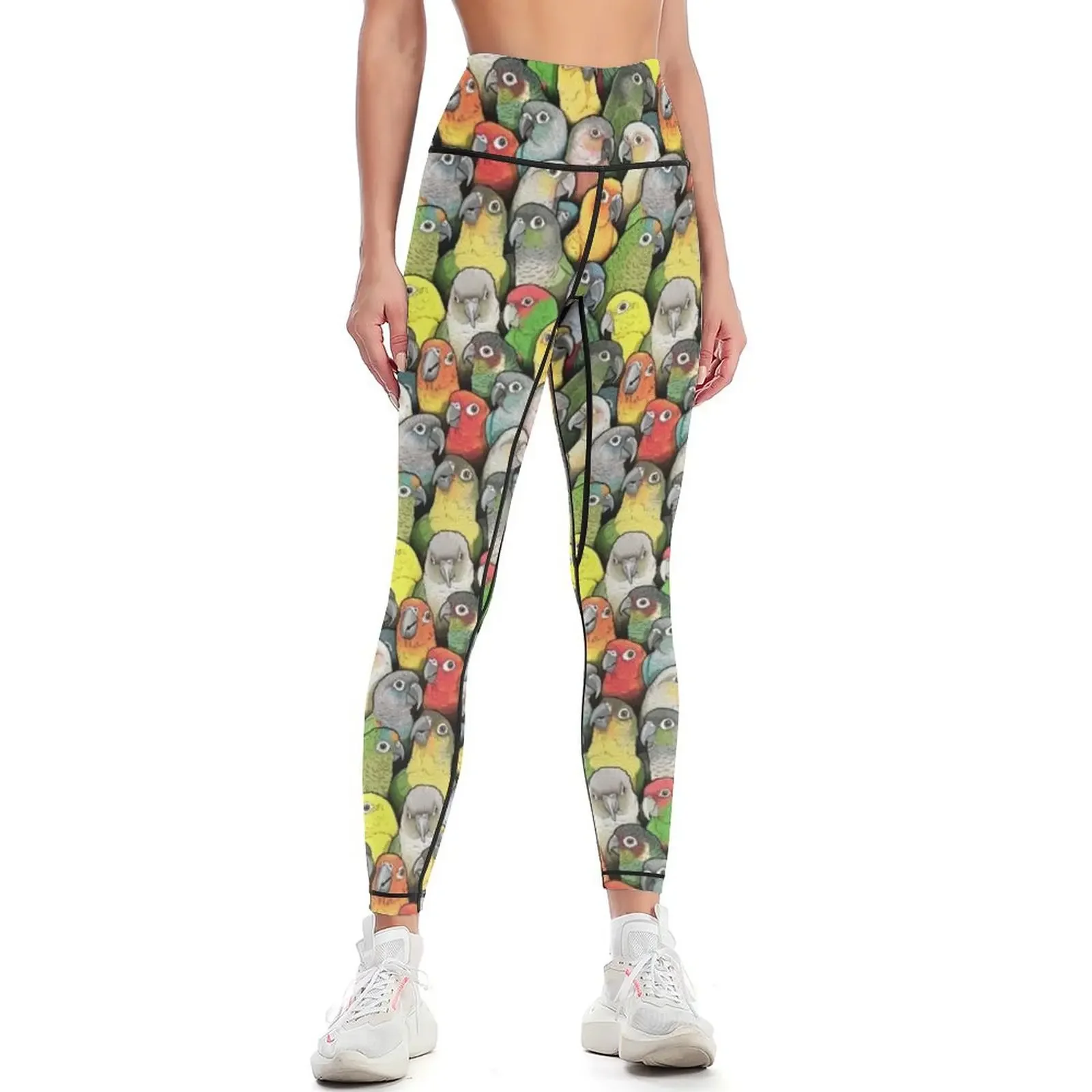 

Colour of Conures Leggings sportswear for gym gym's clothing for girls gym wear Womens Leggings