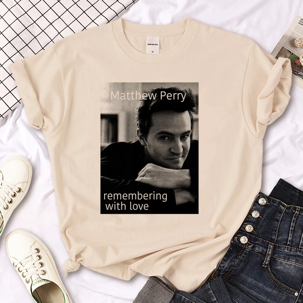 Chandler Bing tshirt women comic t-shirts girl anime funny streetwear clothes