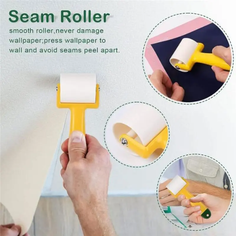 WORTHOWN-Wallpaper Smoothing Tools Kit For Peel& Stick Including Squeegee, Paste Brush, Seam Roller