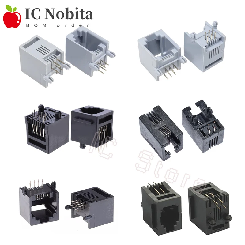 20PCS RJ11/RJ12 Tel…