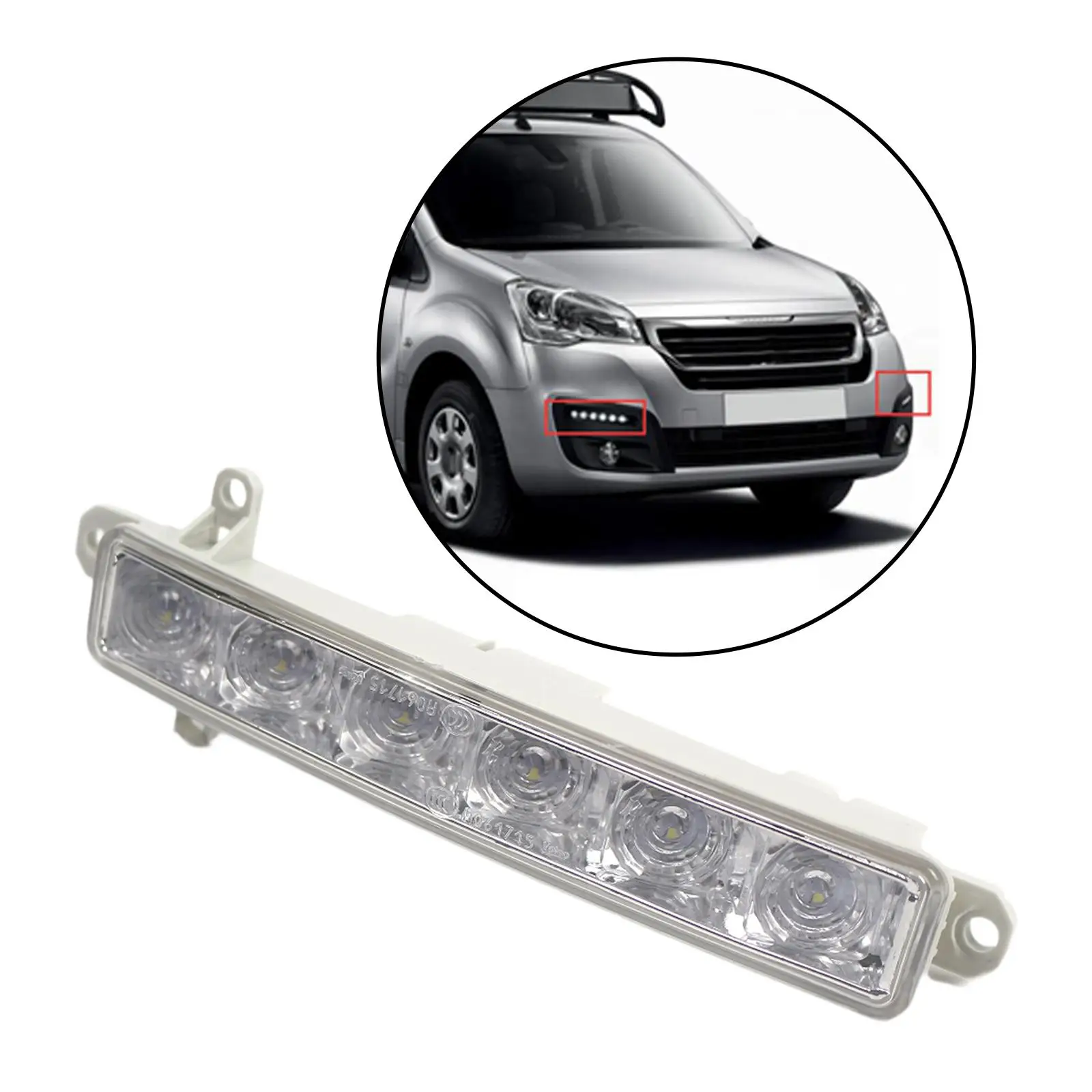 LED Fog Daytime Running Lights PG2044330 for CitroëN C-elysee 2016-2020