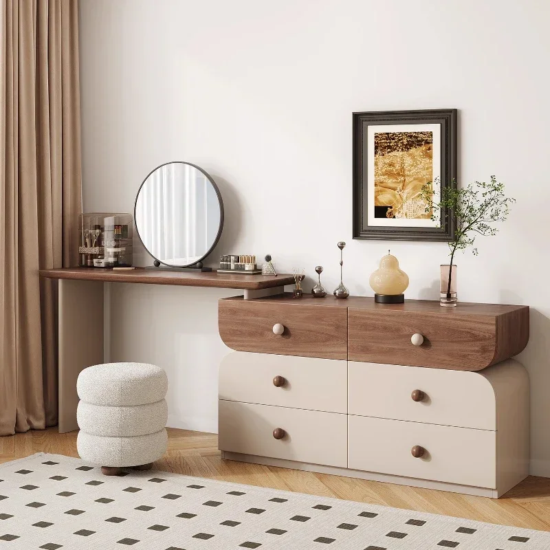 Modern Storage Home Furniture Offer Floor Makeup Table Dressing Table Set With Mirror Vintage Makeup Mini Dressing Table Cabinet