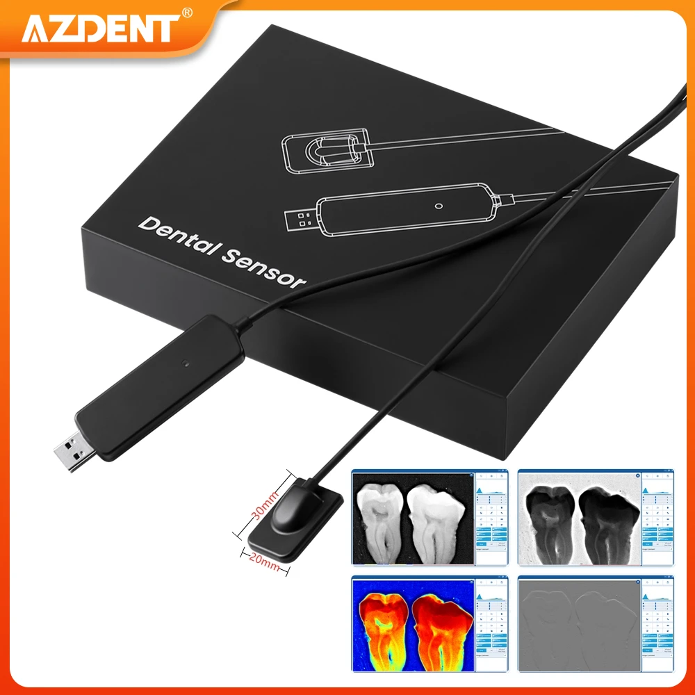 AZDENT Dental X-Ray Digital Sensor COX2030 Intraoral Digital System HD Image Dentistry Tools Compatible with X-ray Generators