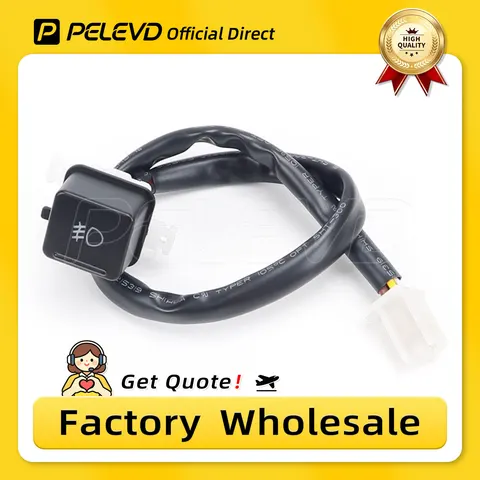 Кнопка-переключатель противотуманной фары для мотоцикла Honda Goldwing GL1800 2012-2017 F6B 2013-2017, черный цвет