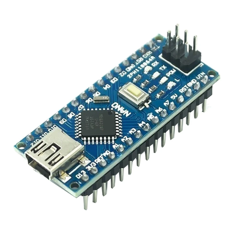 

Макетная плата для Nano V3.0, модуль контроллера ATMEGA328P, макетная плата PCB, мини-порт (сварной), легкая установка