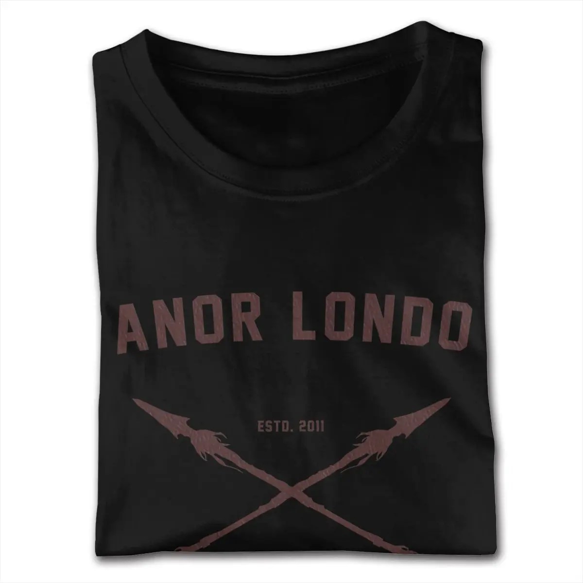 Design Anor Londo Archery Club Art Tee Men Bespoke Short Sleeves Cotton Black O Neck Tee Shirts