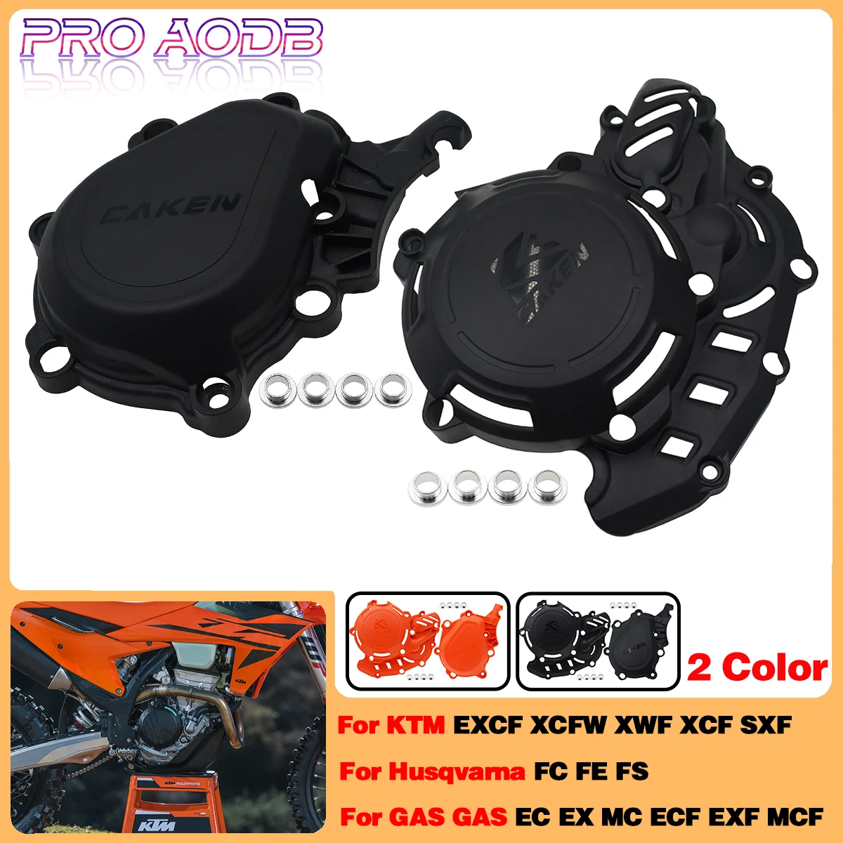 

For KTM EXC-F SXF XCF XCF-W 450 Engine Ignition Clutch Cover Protector Guard For Husqvarna FC450 FE450 FE501 FE501S FE501W FS450