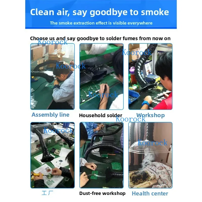 Portable Welding Fume Extractor Laser Marking Smoke Purifier Compact Dust Collector