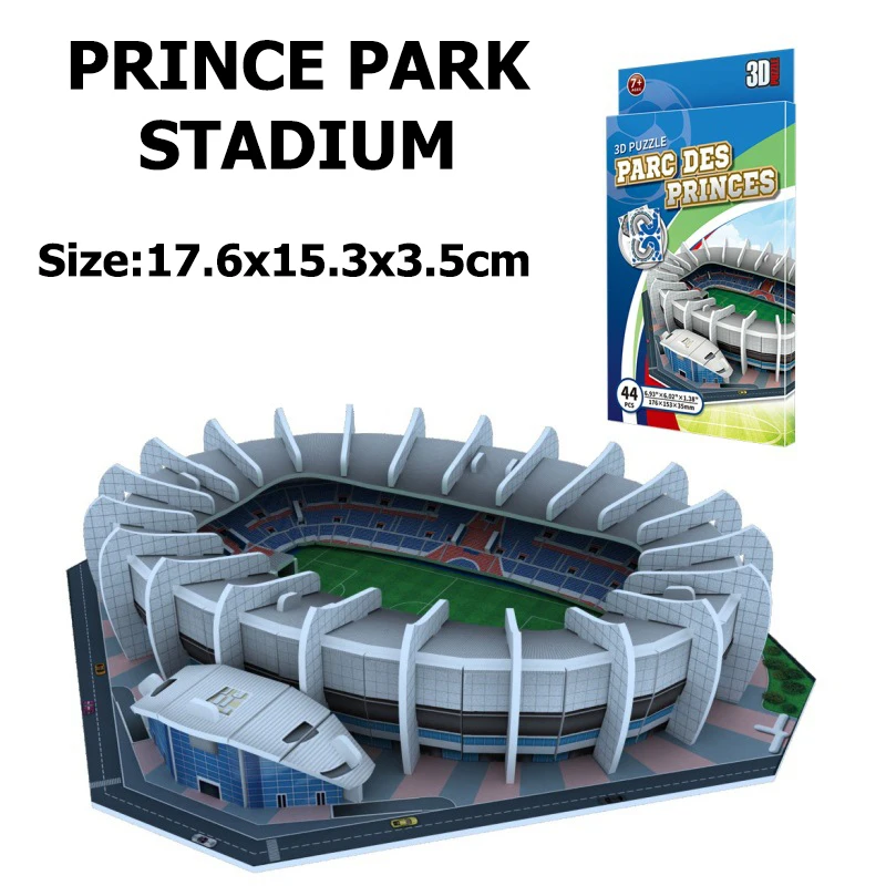 DIY Berühmte Fußballstadion 3D Puzzle Set | Lehrreiches Puzzle-Set | Geschenk für Fußballfans – Detail 7