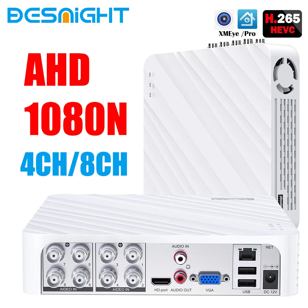 CCTV DVR 디지털 비디오 레코더, 4 채널 1080N AHD DVR, 4 in 1 하이브리드 DVR, 1080P NVR 보안 감시 P2P