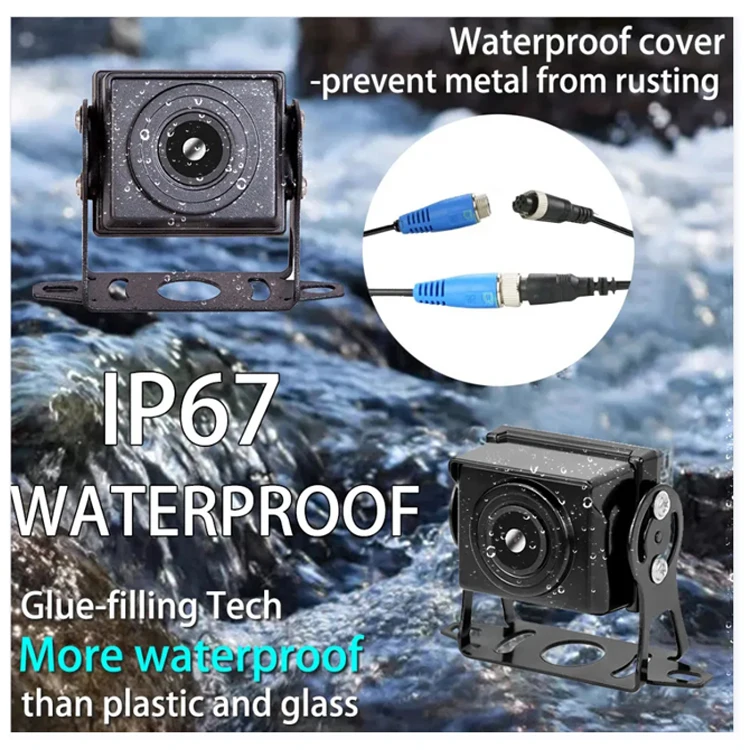 10.1 Inch 1080P AHD System for Car/RV/Bus/Truck 4 Channel CCTV  Night Vision Reversing Parking Recorder ADAS