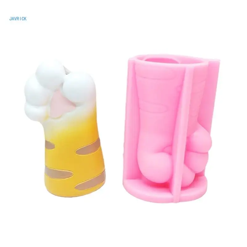 

Concrete Moulds Plant Pots Mold Cat Paw Shaped Hand-making Silicone Molds