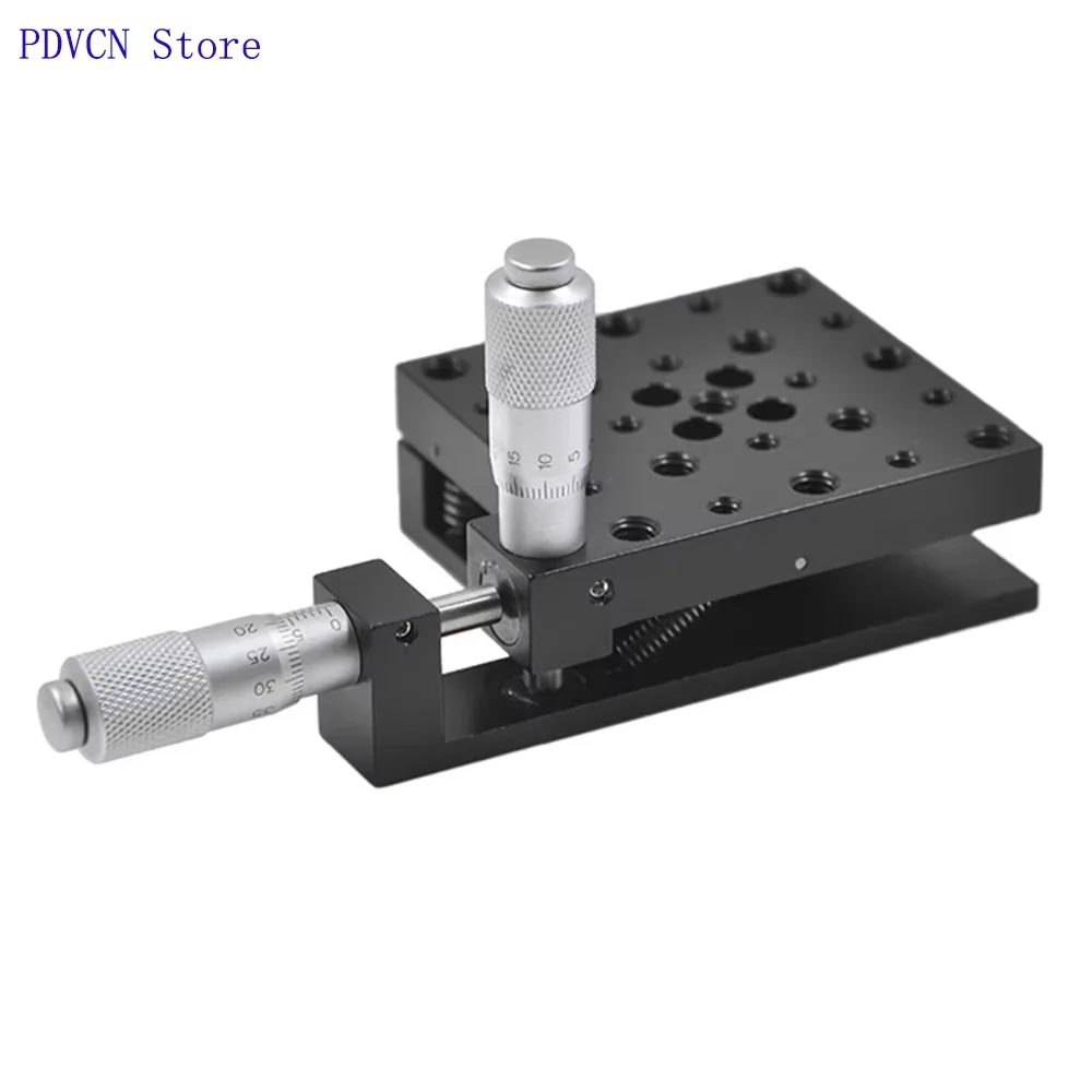 Manual tilt stage Manual XY Two Axis Tilt Rotary Stage Pitch Deflection Platform PT-QX10