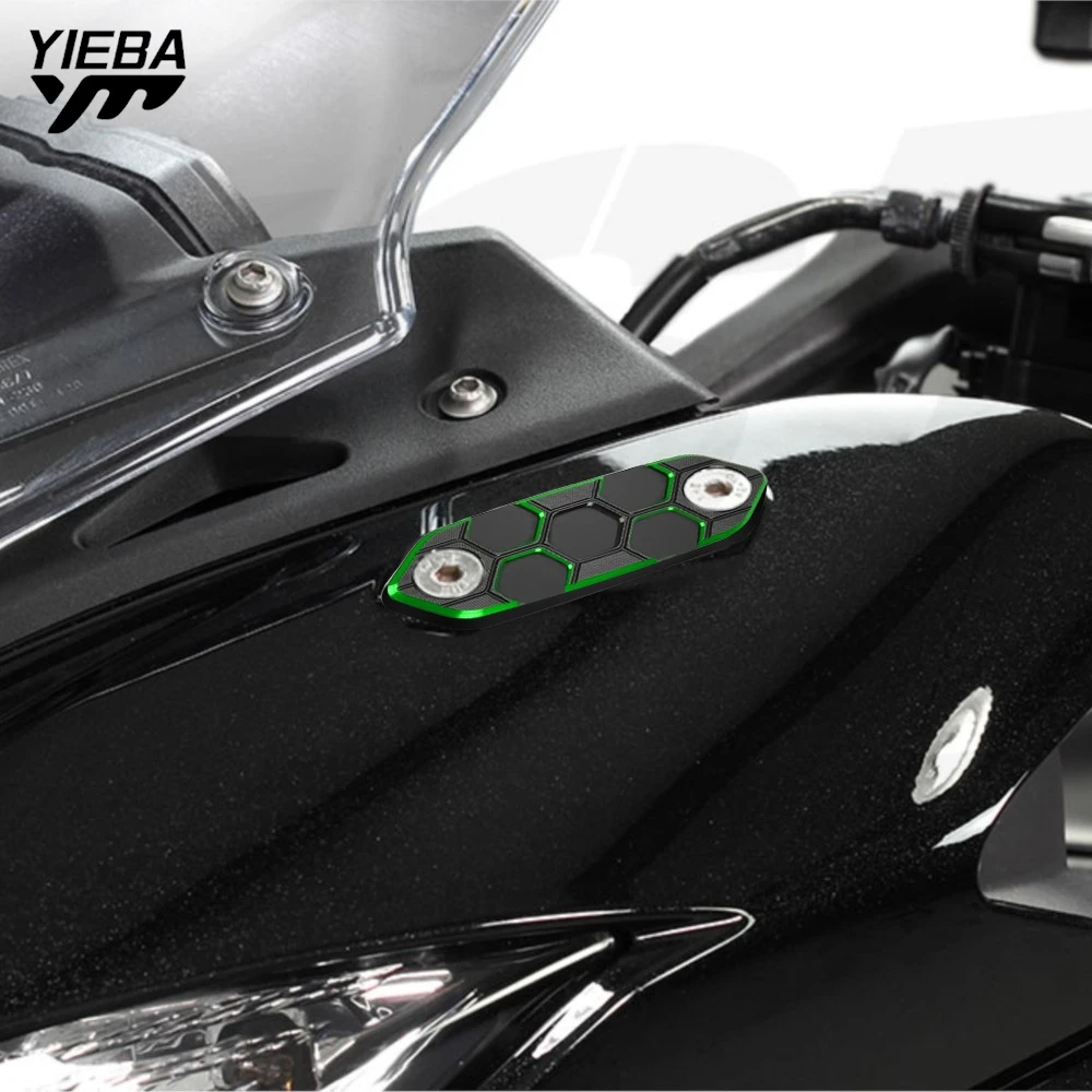 Motorcycle Rear View Side Mirror Block Off Plates Accessories For Kawasaki Ninja400 Ninja 650 400 ZX-4RR ZX6R 2023 2024 2025